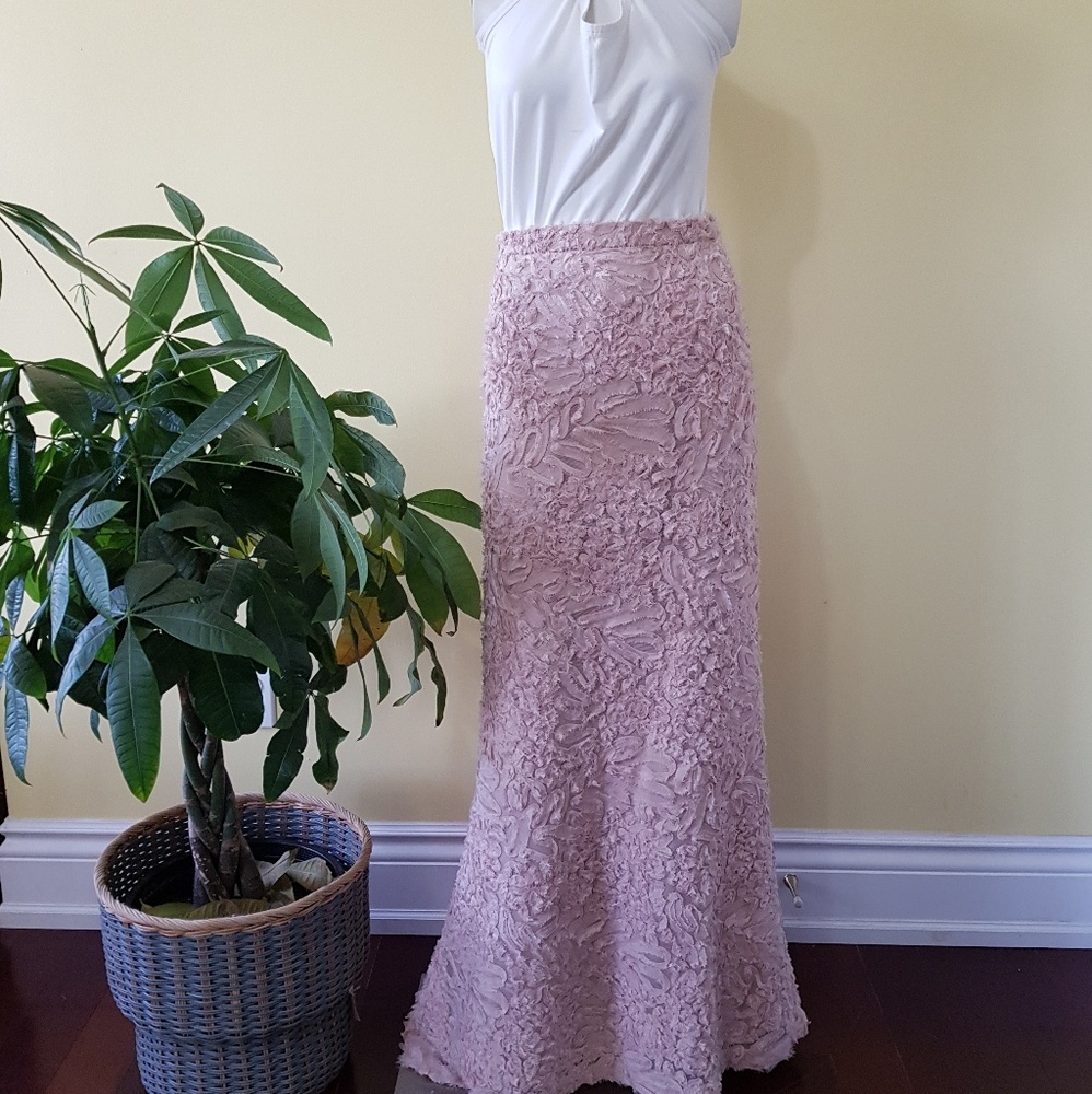 Vintage Ross Mayer Sequin Maxi Mermaid Skirt Sz 16